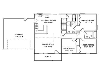 Floorplan1 for House Plan #849-00072