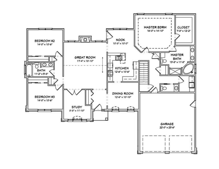 House Plan House Plan #5566 Drawing 1