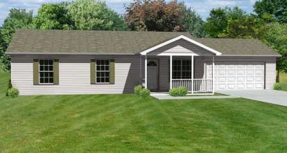 Traditional House Plan #849-00074 Elevation Photo