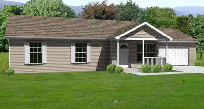 Country House Plan #849-00075 Elevation Photo