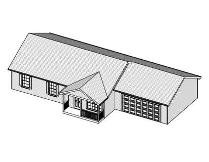 Country House Plan #849-00075 Elevation Photo