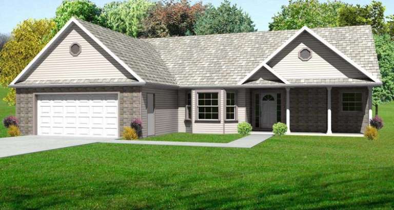 House Plan House Plan #5569 Front Elevation