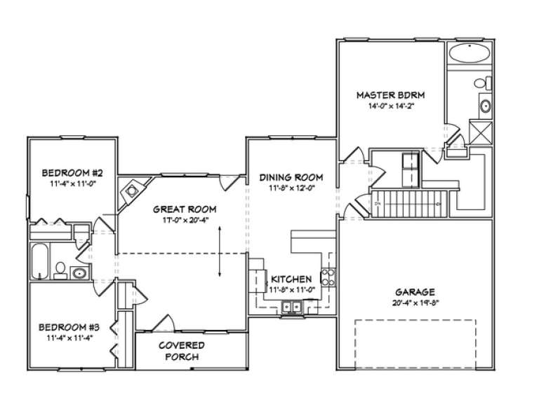 House Plan House Plan #5570 Drawing 1