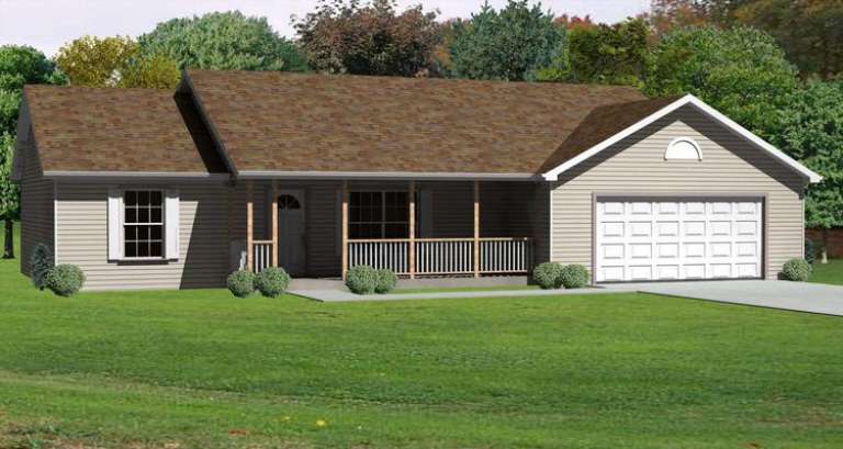 House Plan House Plan #5572 Front Elevation