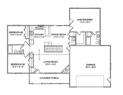 Floorplan1 for House Plan #849-00079