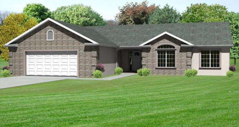 House Plan House Plan #5573 Front Elevation