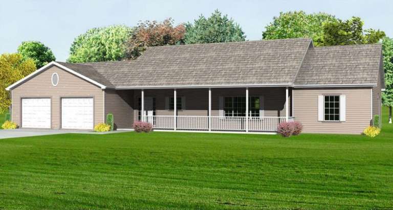 House Plan House Plan #5580 Front Elevation