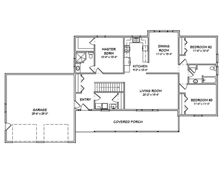 House Plan House Plan #5580 Drawing 1