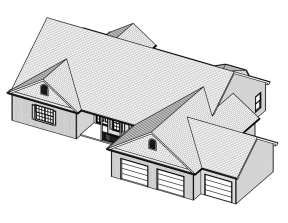Country House Plan #849-00088 Elevation Photo