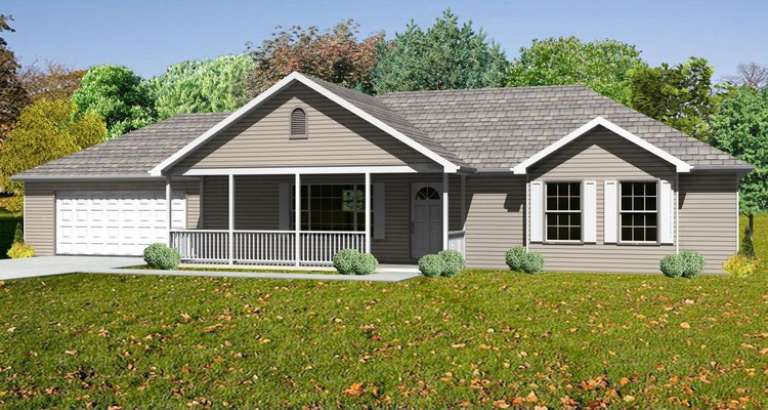 House Plan House Plan #5582 Front Elevation