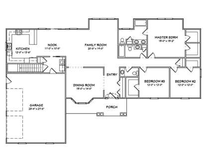 Floorplan1 for House Plan #849-00090