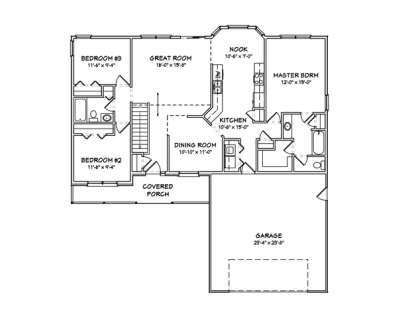 Floorplan1 for House Plan #849-00092