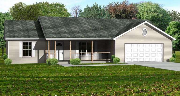House Plan House Plan #5586 Front Elevation
