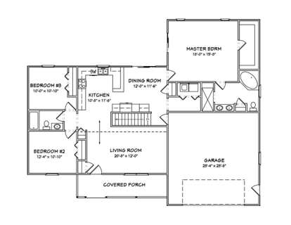 Floorplan1 for House Plan #849-00093