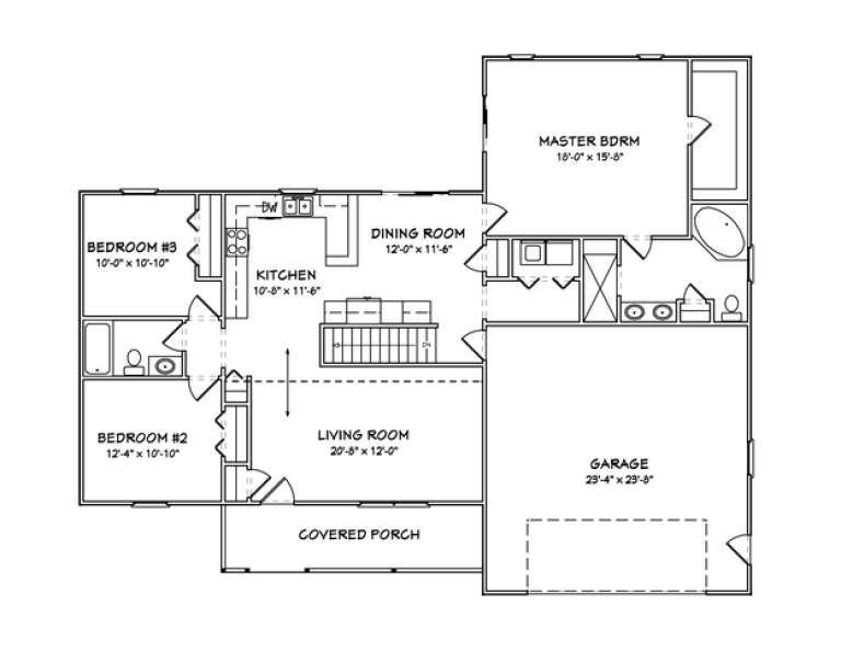 House Plan House Plan #5586 Drawing 1