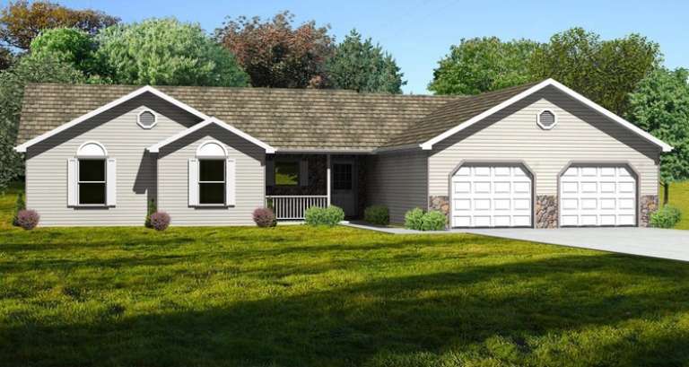 House Plan House Plan #5587 Front Elevation