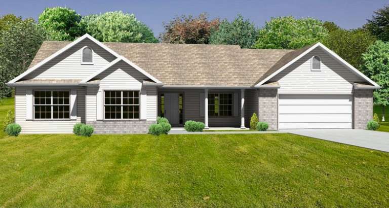 House Plan House Plan #5589 Front Elevation