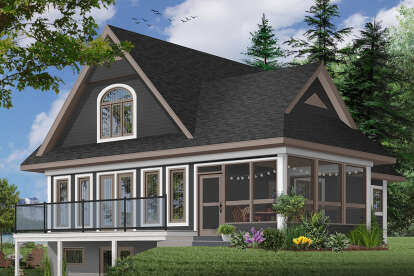 Country House Plan #034-00139 Elevation Photo