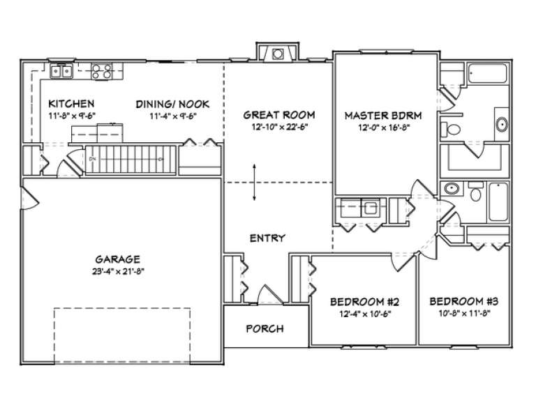 House Plan House Plan #5591 Drawing 1