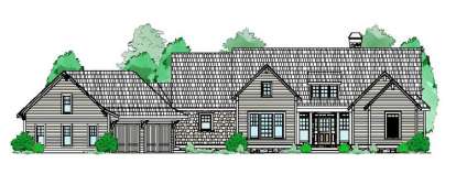 Lake Front House Plan #5458-00002 Elevation Photo