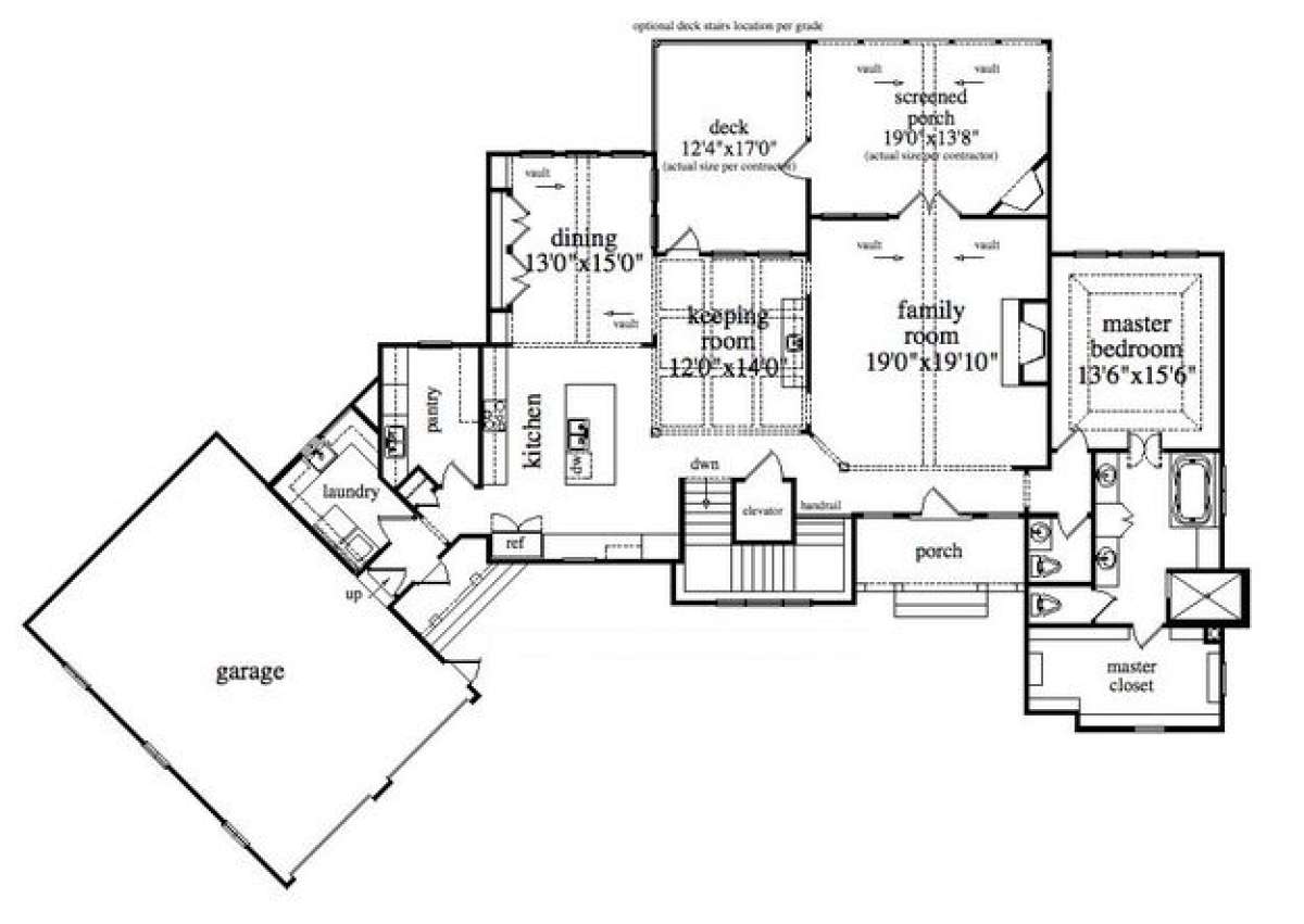 Main Level for House Plan #957-00002