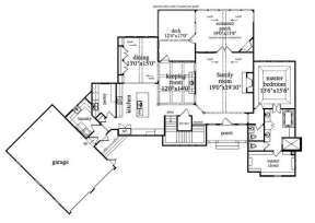 Main Level for House Plan #957-00002