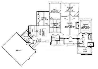 Main Level for House Plan #5458-00002