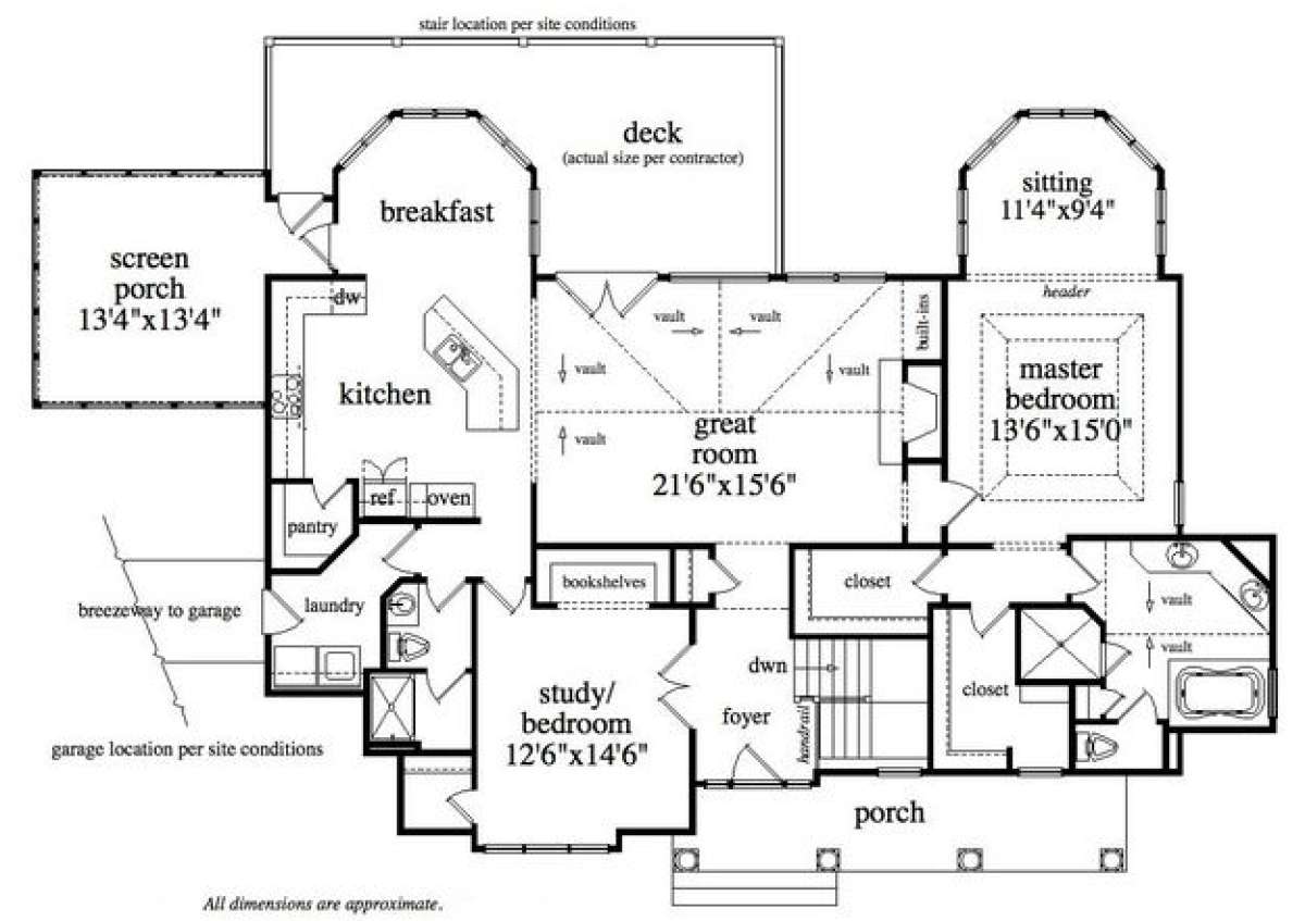 Main Level for House Plan #957-00003