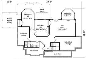 Terrace Level for House Plan #957-00003