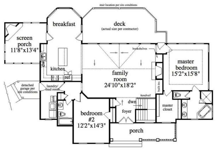 House Plan House Plan #5595 Drawing 1