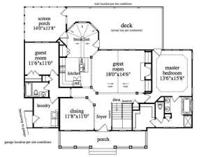 Main Level for House Plan #957-00006