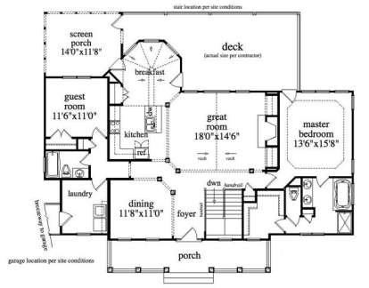 Main Level for House Plan #957-00006