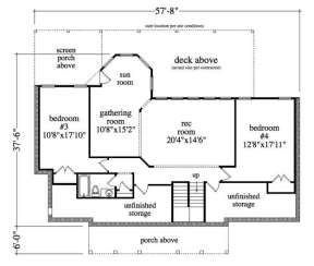 Terrace Level for House Plan #957-00006