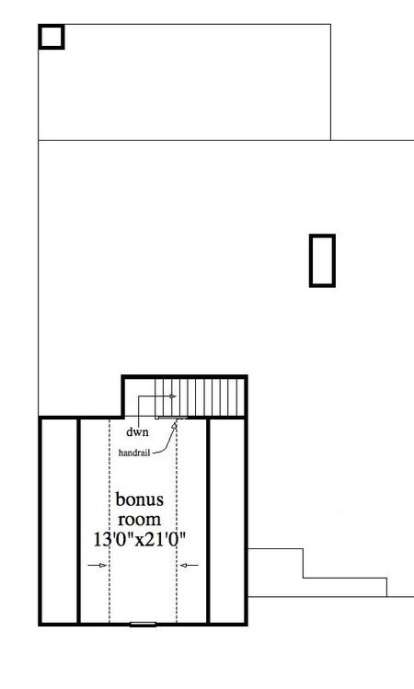 Second Level for House Plan #5458-00007