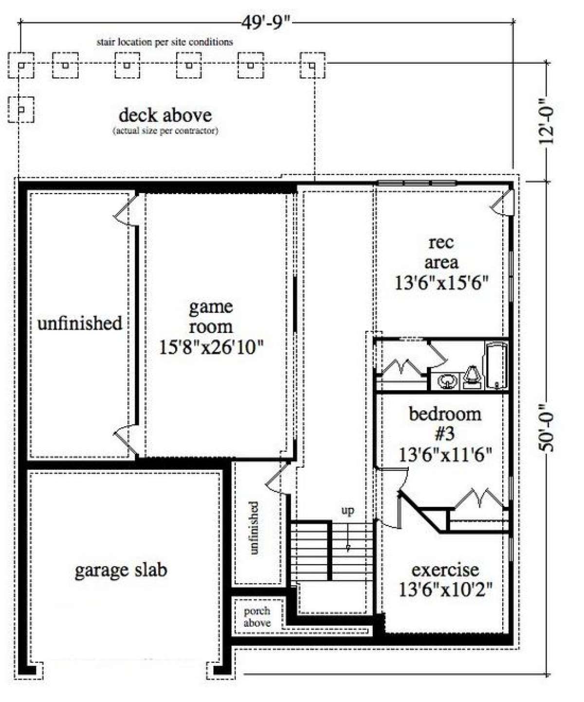 Terrace Level for House Plan #957-00007