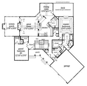 Main Level for House Plan #957-00008