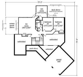 Terrace Level for House Plan #957-00008