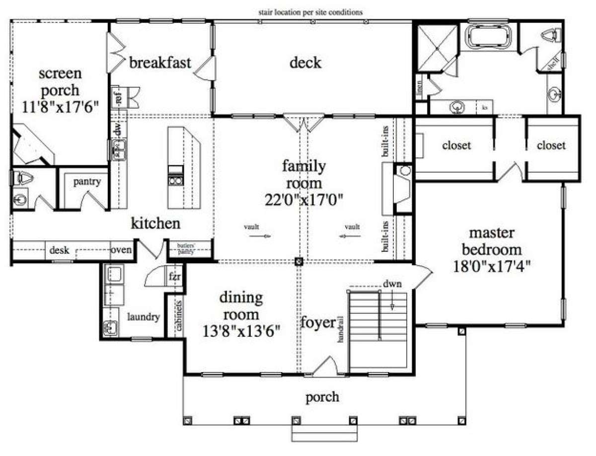 Main Level for House Plan #957-00009