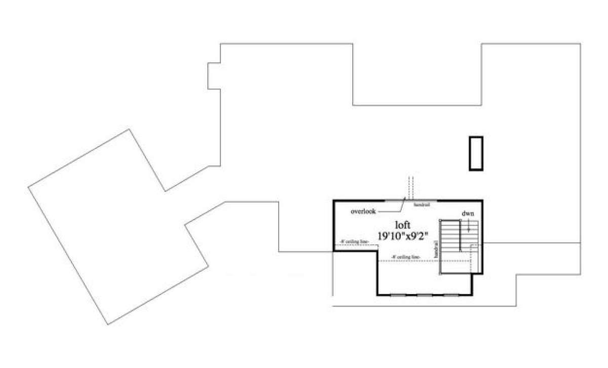 Second Level for House Plan #957-00009
