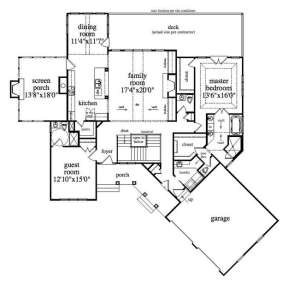 Main Level for House Plan #957-00010