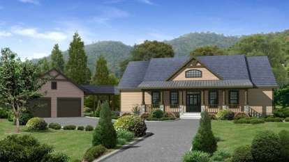 Country House Plan #957-00012 Elevation Photo