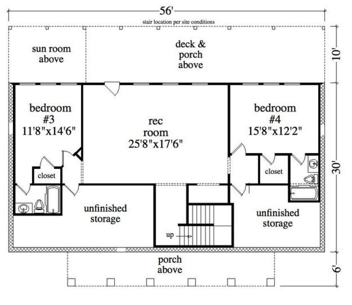 Terrace Level for House Plan #957-00012