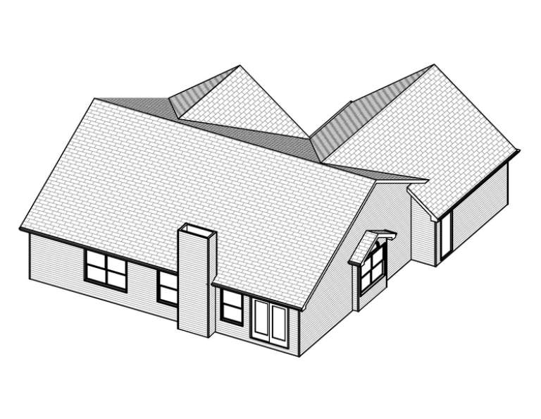 Craftsman House Plan #849-00100 Elevation Photo
