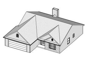 Craftsman House Plan #849-00100 Elevation Photo