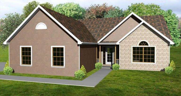 House Plan House Plan #5606 Front Elevation