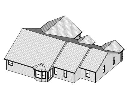 Ranch House Plan #849-00102 Elevation Photo