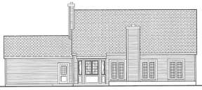 Traditional House Plan #033-00107 Elevation Photo