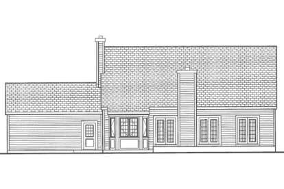 Traditional House Plan #033-00107 Elevation Photo