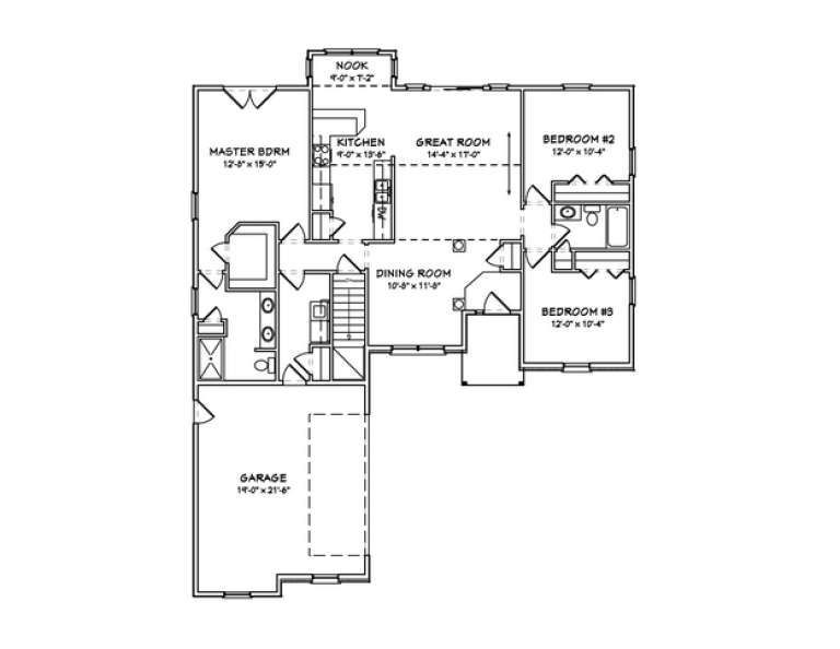 House Plan House Plan #5610 Drawing 1