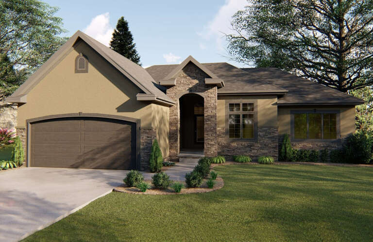 House Plan House Plan #5611 Front Elevation 